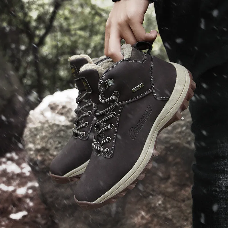 Men's Winter Warm Boots With Plush