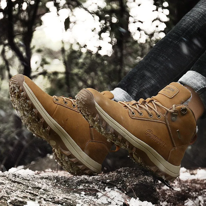 Men's Winter Warm Boots With Plush