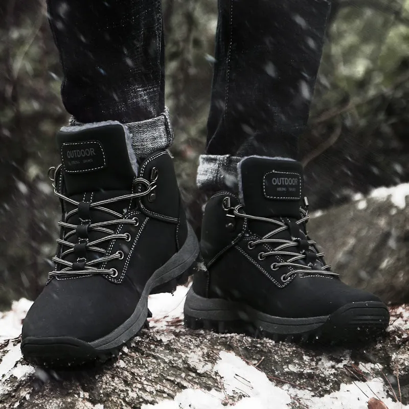 Men's Winter Warm Boots With Plush