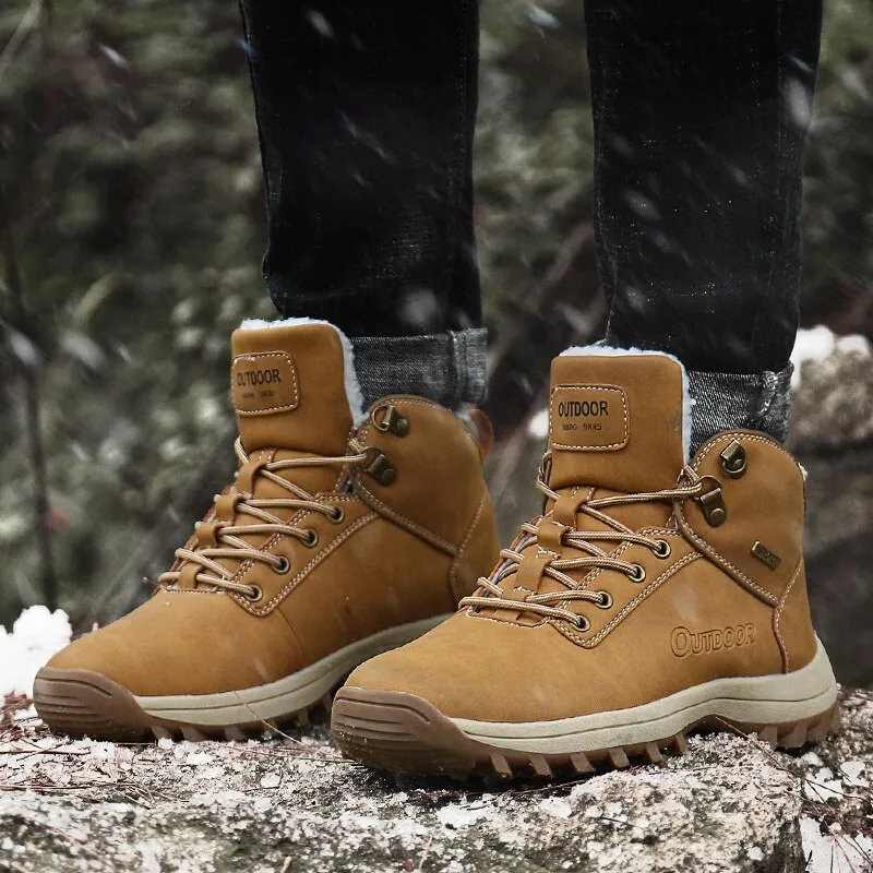 Men's Winter Warm Boots With Plush