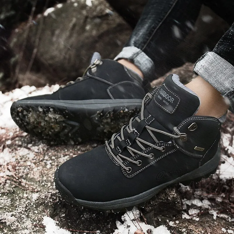Men's Winter Warm Boots With Plush