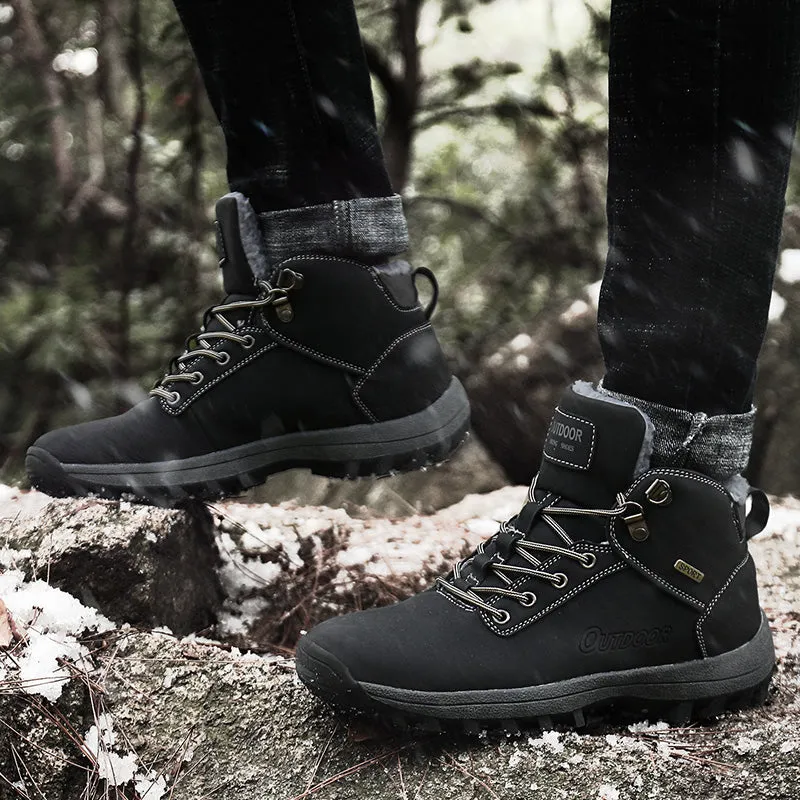 Men's Winter Warm Boots With Plush