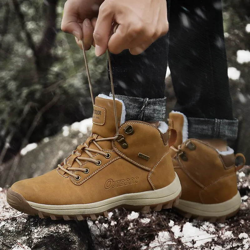 Men's Winter Warm Boots With Plush