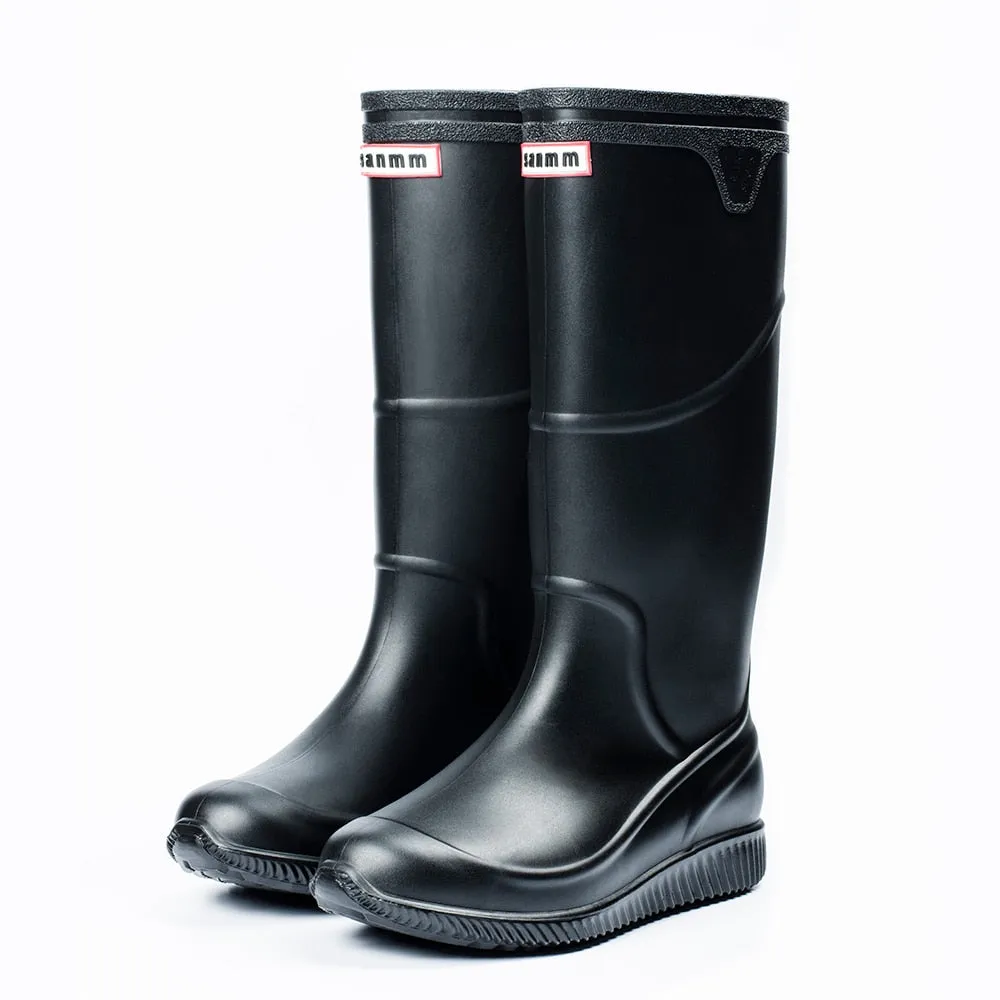 Men's Winter Waterproof Warm Rain Boots