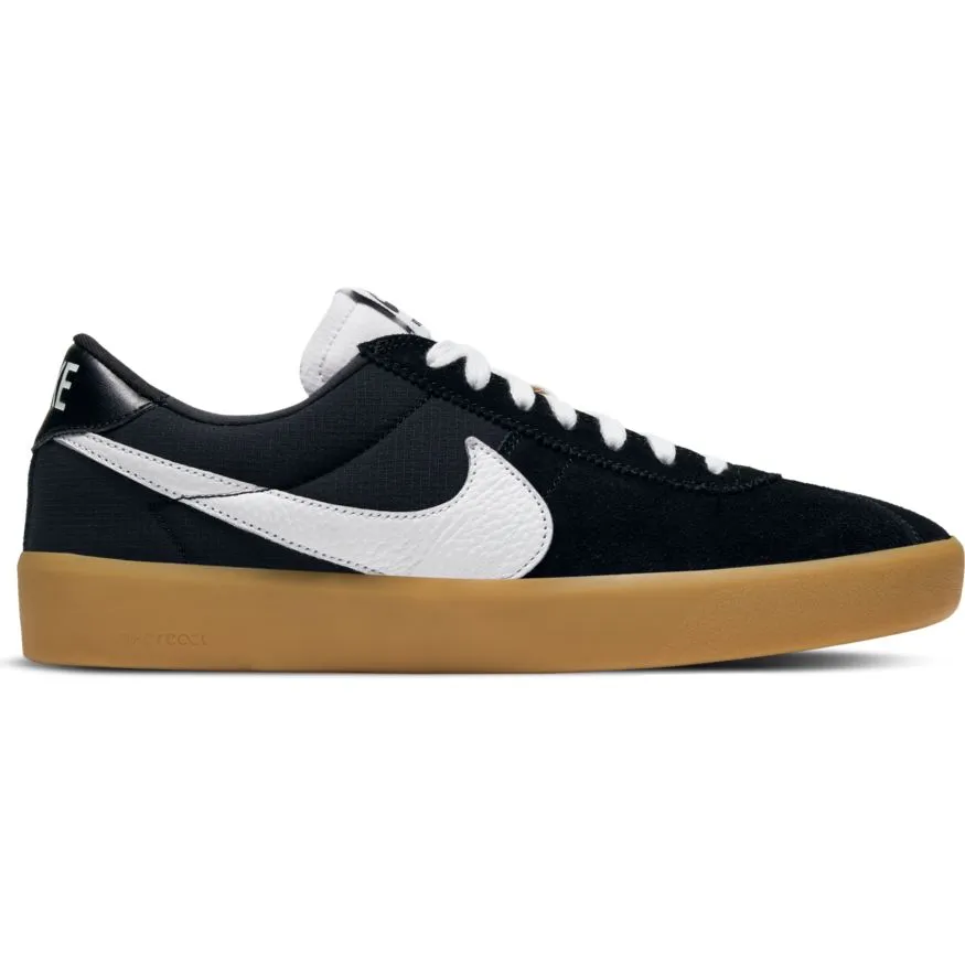 Nike SB Bruin React Skateboard Shoe - Black/White-Black-Gum Light Brown