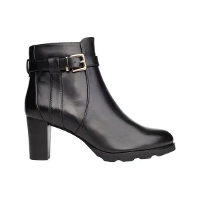 Regarde Le Ciel Patricia-84 Ladies Black Leather Side Zip Ankle Boots