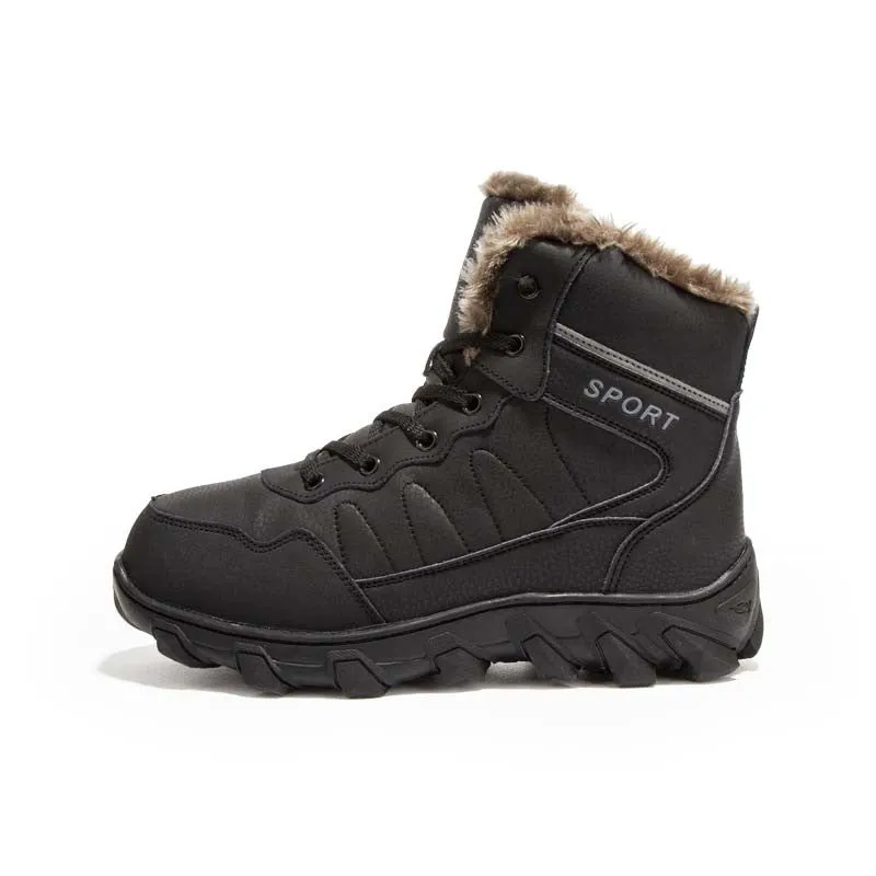 Round Toe Men's Casual Warm Boots