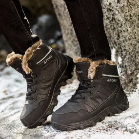 Round Toe Men's Casual Warm Boots
