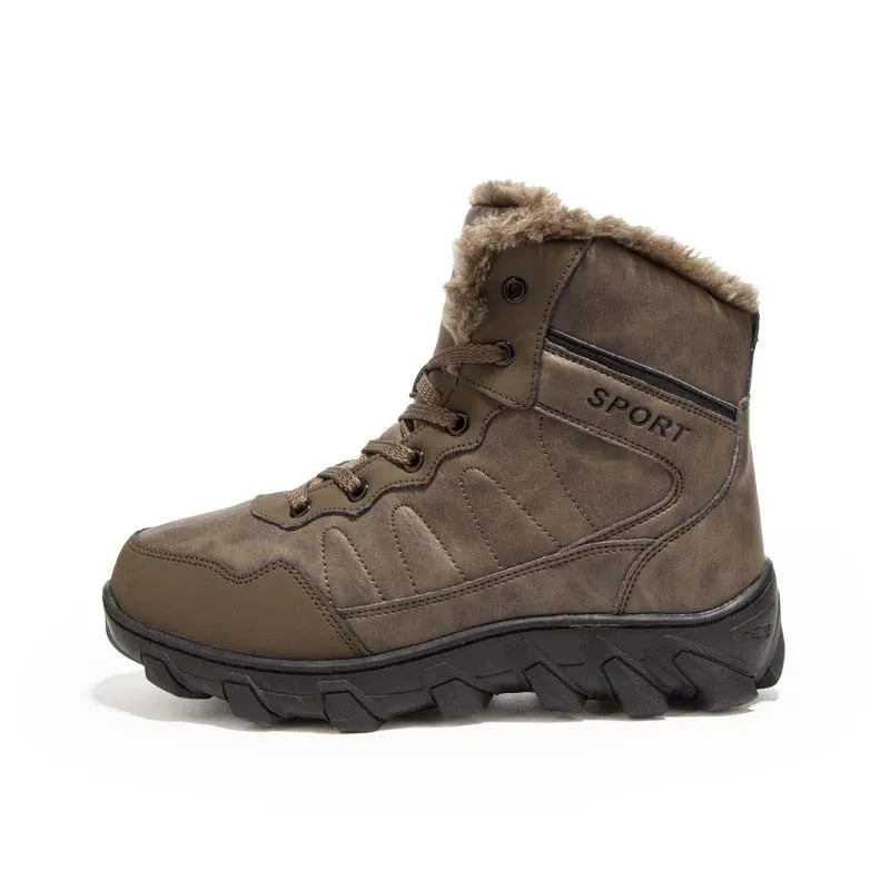 Round Toe Men's Casual Warm Boots