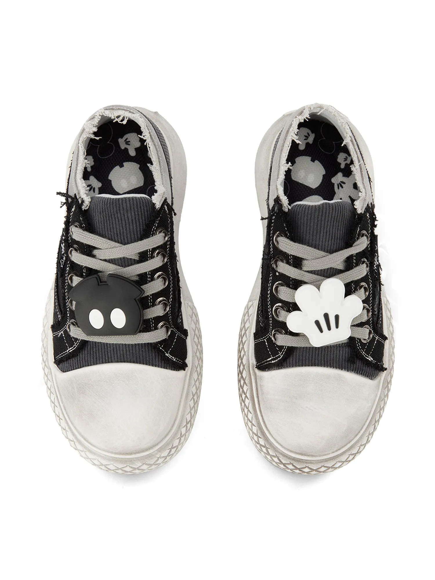 Sneakerhill Retro Ugly Cute Street Rap Sneakers - 2113