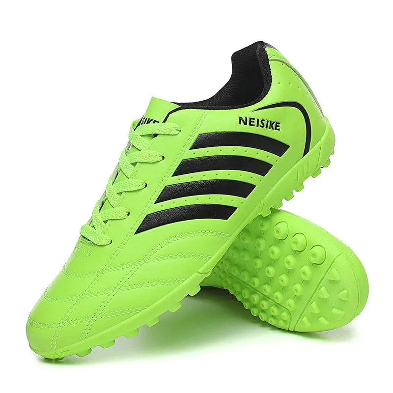 Sneakers Soccer Shoes Adult Kids Sport Footwear Cleats Grass Training Football Shoes Outdoor Durable Professional Futsal Sneaker