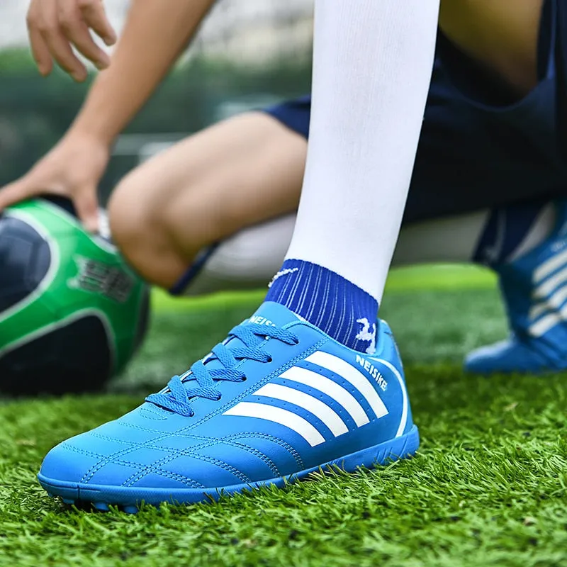 Sneakers Soccer Shoes Adult Kids Sport Footwear Cleats Grass Training Football Shoes Outdoor Durable Professional Futsal Sneaker