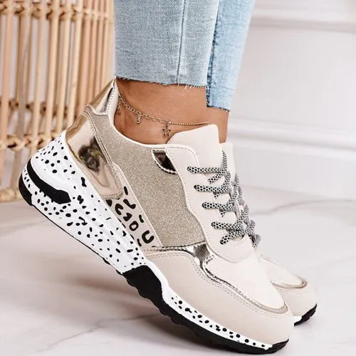 Sophie Sneakers | Trendy dames sneakers met metallic accenten