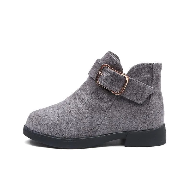 Stylish Suede Leather Boots For Girl's - GlamzLife