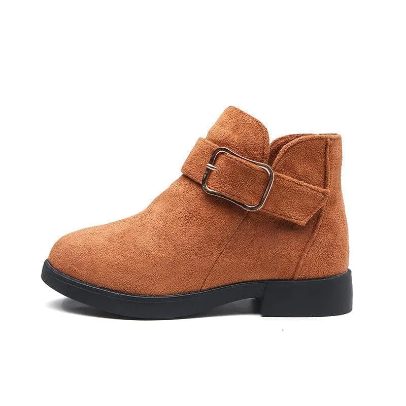 Stylish Suede Leather Boots For Girl's - GlamzLife