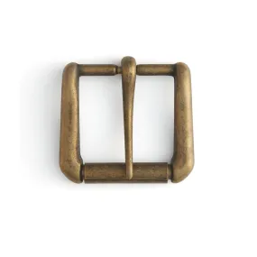 Tandy Leather Solid Antique Brass 1-1/2" Napa Roller Buckle 1643-09