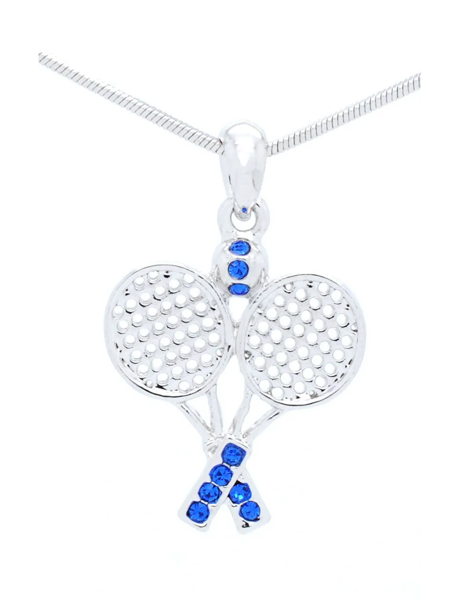 Tennis Racquet Necklace