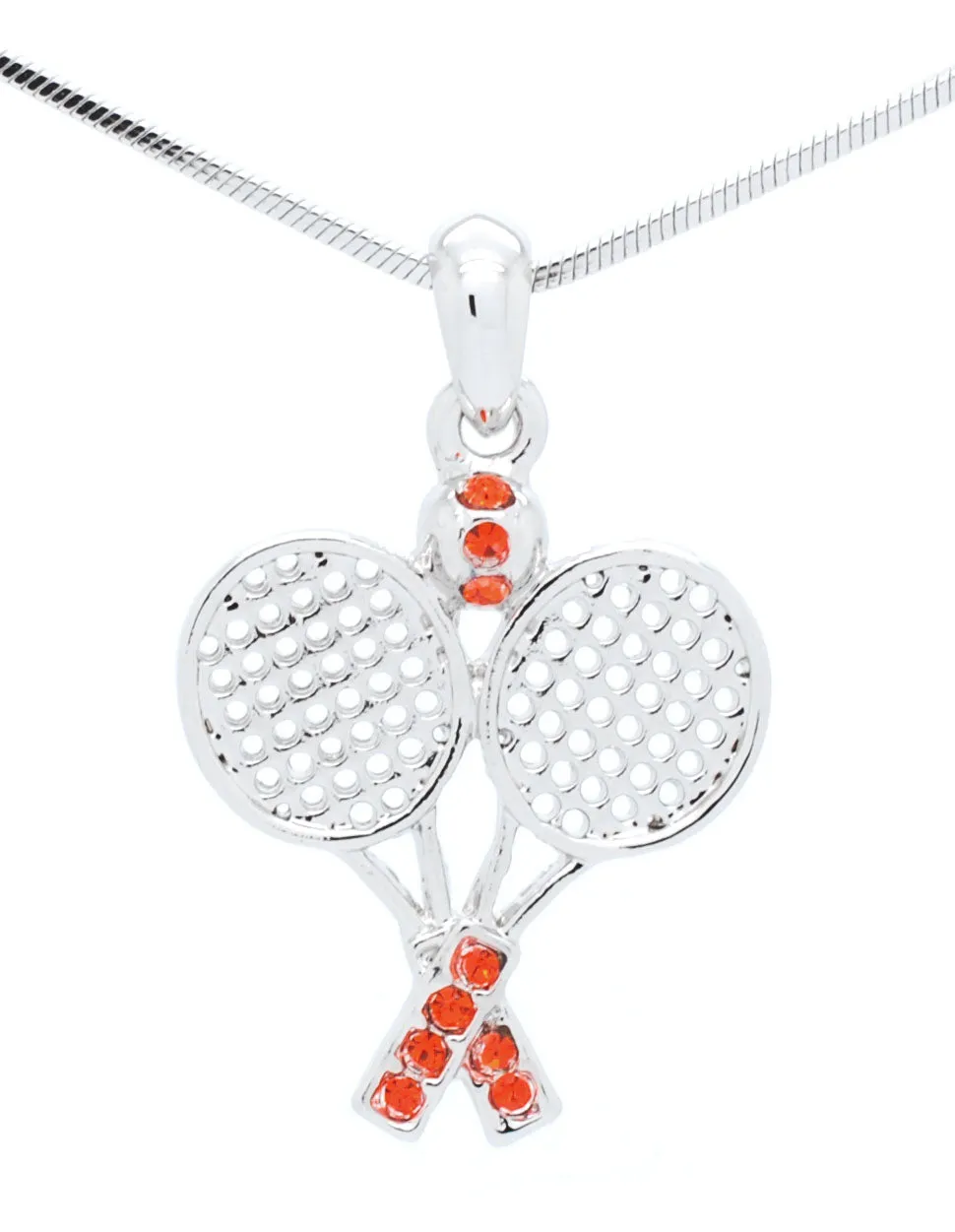 Tennis Racquet Necklace