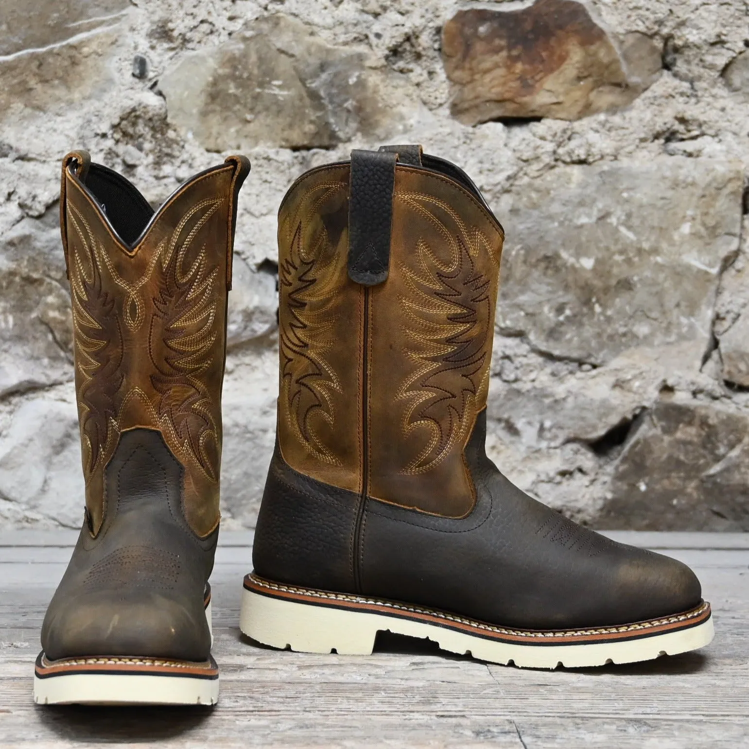 Thorogood Men's 11" Pull-On Square Toe in American Heritage Non Safety Toe