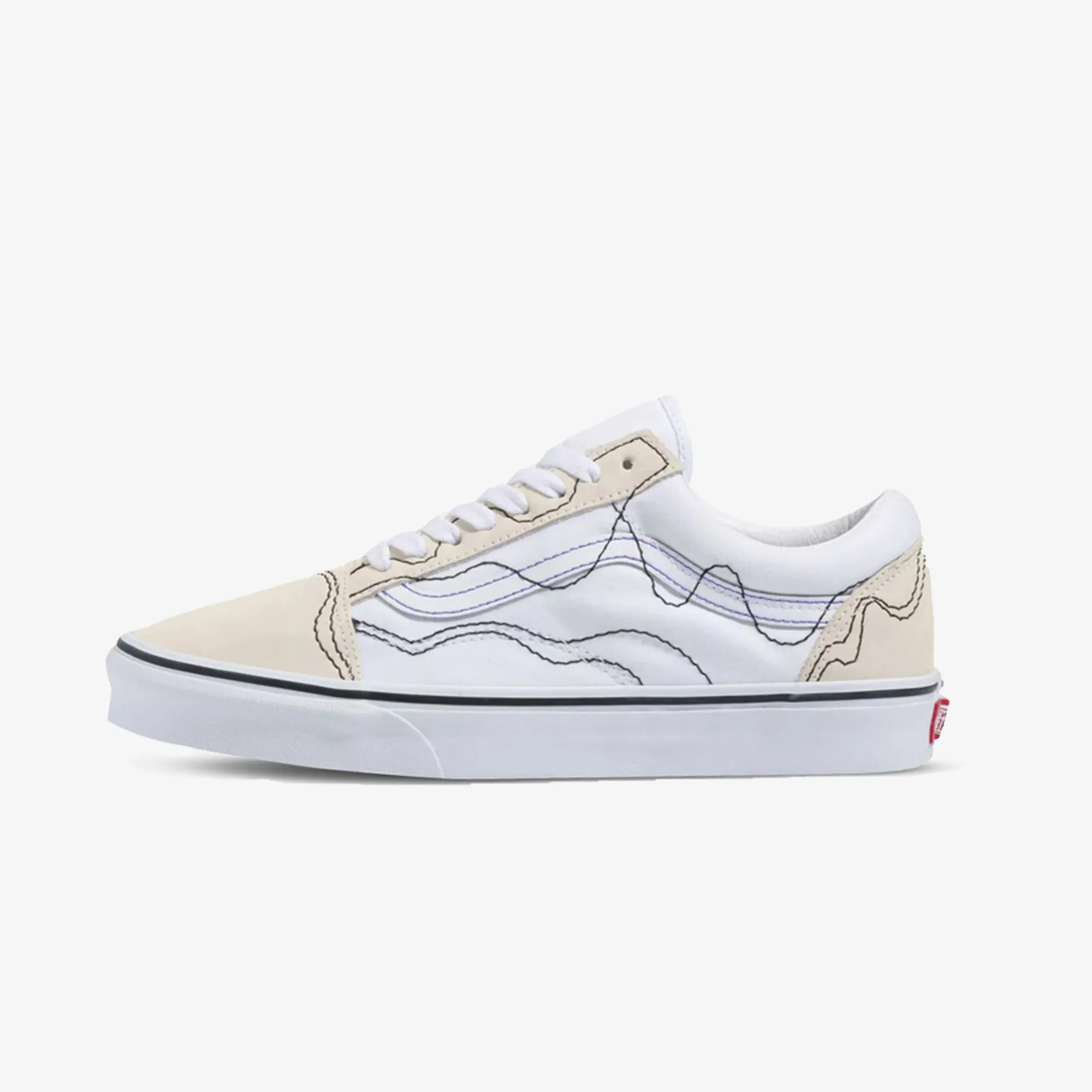 Vans | STITCH WARP OLD SKOOL  { TRUE WHITE/BLACK