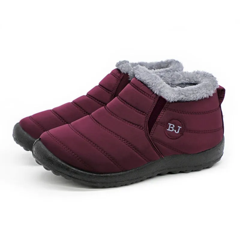 Warm Fur Footwear Work Boots