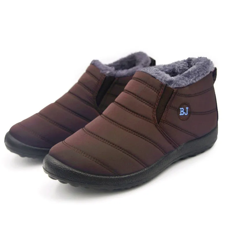 Warm Fur Footwear Work Boots