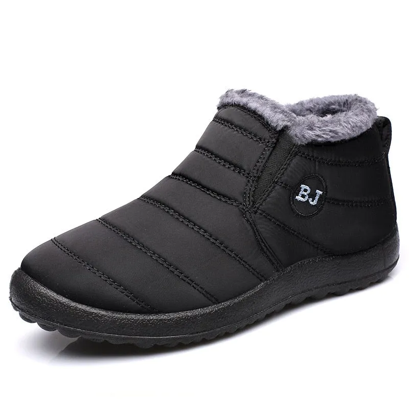 Warm Fur Footwear Work Boots
