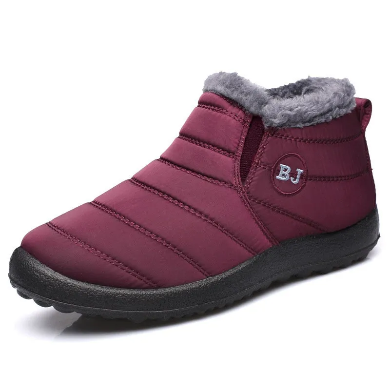 Warm Fur Footwear Work Boots