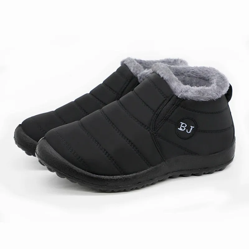 Warm Fur Footwear Work Boots