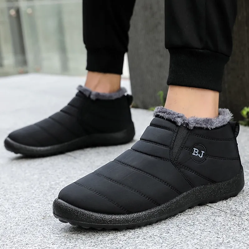 Warm Fur Footwear Work Boots
