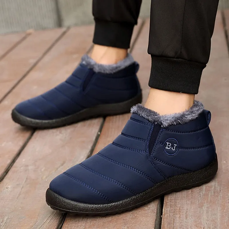Warm Fur Footwear Work Boots