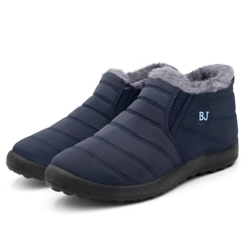 Warm Fur Footwear Work Boots
