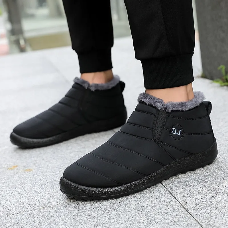 Warm Fur Footwear Work Boots