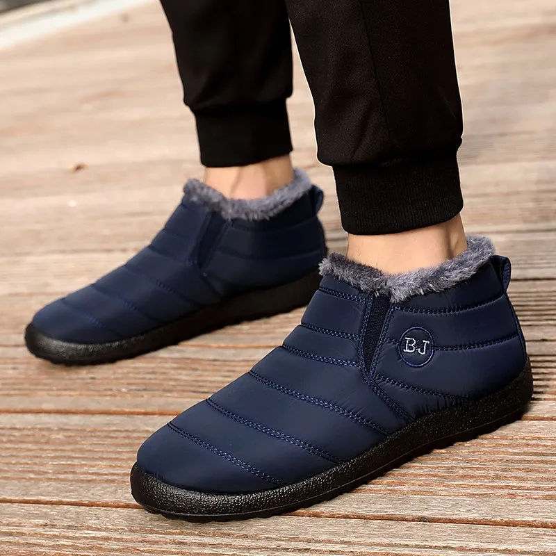 Warm Fur Footwear Work Boots