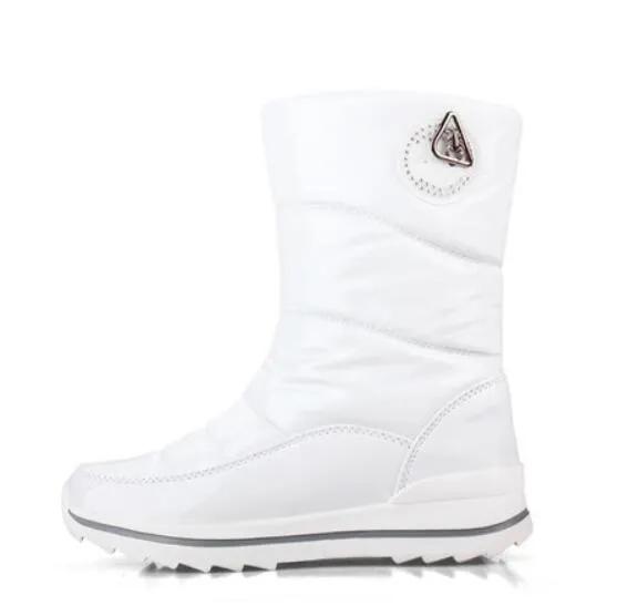Women Winter Boots Mid-Calf Snow Boots