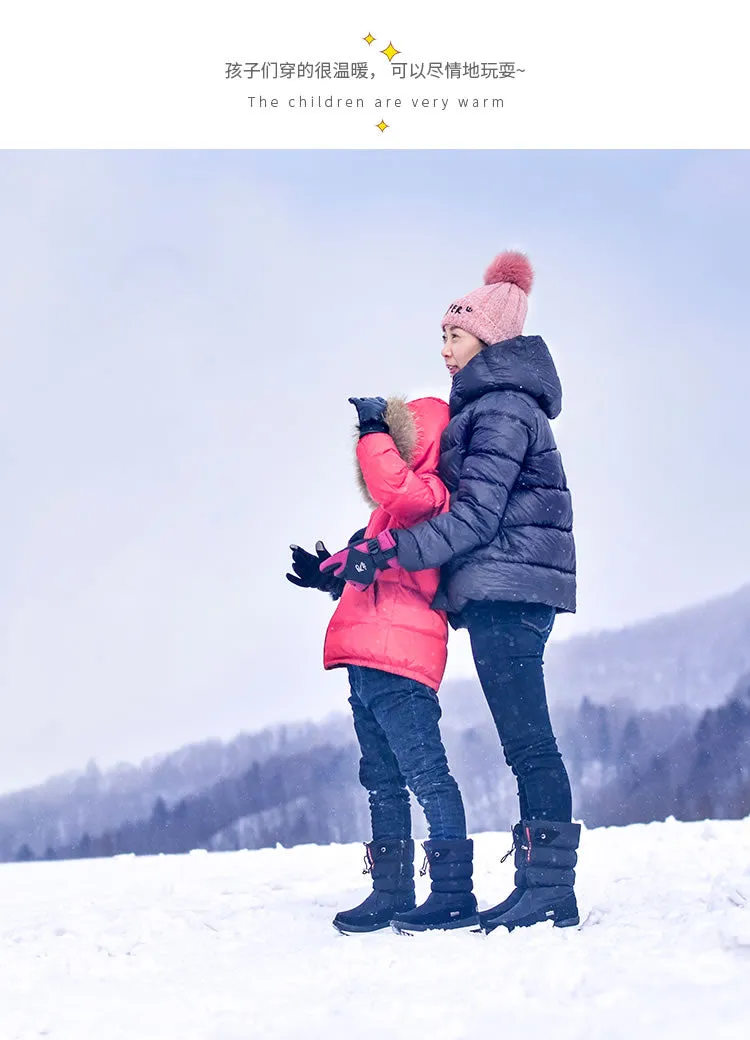 Women Winter Boots Mid-Calf Snow Boots